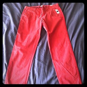 Tall Length Girlfriend Chino Crop Pants